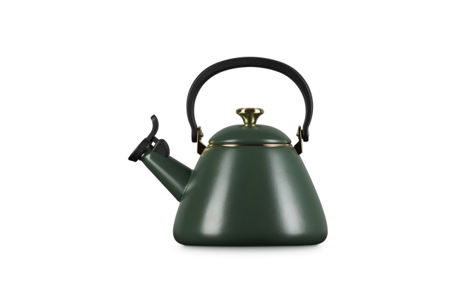 Le Creuset Kone Kettle with Gold Knob 1.6L For&ecirc;tFor&ecirc;t image number 3