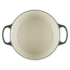 Le Creuset Cast Iron Signature Round Casserole 24cm For&ecirc;tFor&ecirc;t image number 5