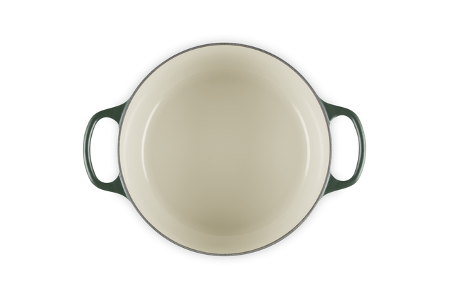 Le Creuset Cast Iron Signature Round Casserole 24cm For&ecirc;tFor&ecirc;t image number 5