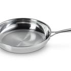 3-ply Stainless Steel Uncoated Frying Pan with Helper Handle 32cm image number 2
