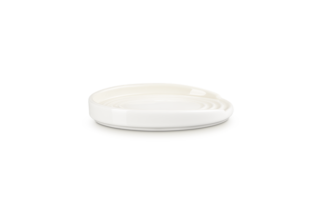 Stoneware Oval Spoon RestMeringue image number 2