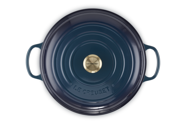 Le Creuset Cast Iron Signature Shallow Casserole 32cm AgaveAgave image number 4
