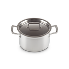 Le Creuset 3-ply Stainless Steel Deep Casserole 18cm image number 2