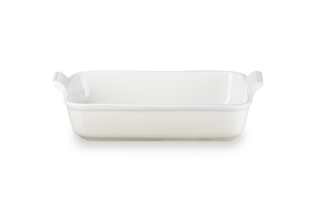 Le Creuset Stoneware Rectangular Dish Heritage 32cm MeringueMeringue image number 1