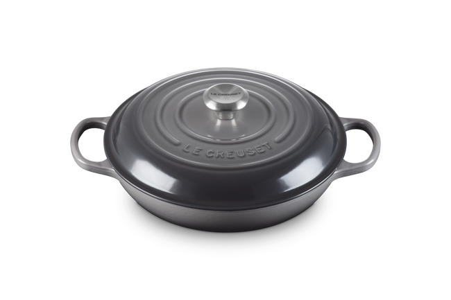 Le Creuset Cast Iron Signature Shallow Casserole 28cm FlintFlint image number 2