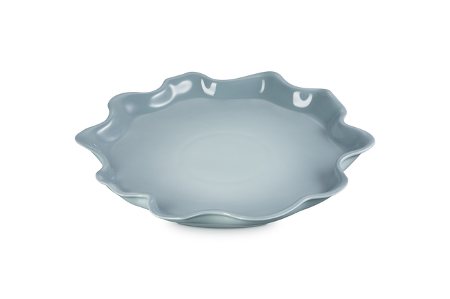Stoneware Iris Serving PlatterSea Salt image number 2