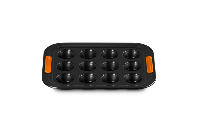 Le Creuset Set of 2 Metal Bakeware 12 Cup Mini Muffin Pan image number 2