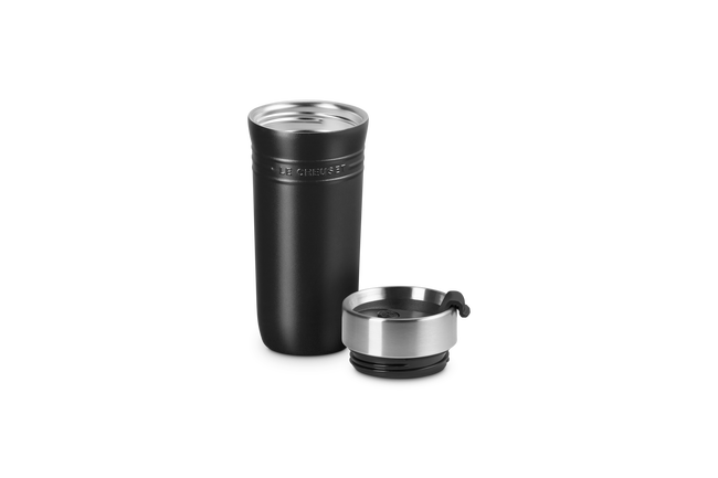 Le Creuset On The Go Travel Mug 350ml Matte BlackMatte Black image number 1