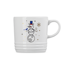 Le Creuset Stoneware Noel London Mug Snowman 350ml White image number 3