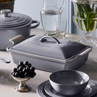 Le Creuset Stoneware Heritage Rectangular Dish with Lid Ch&acirc;teauCh&acirc;teau image number 6