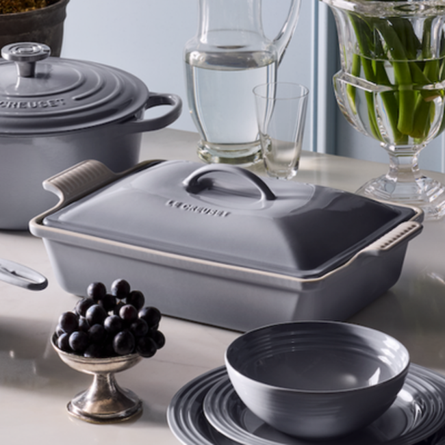 Le Creuset Stoneware Heritage Rectangular Dish with Lid Ch&acirc;teauCh&acirc;teau image number 6