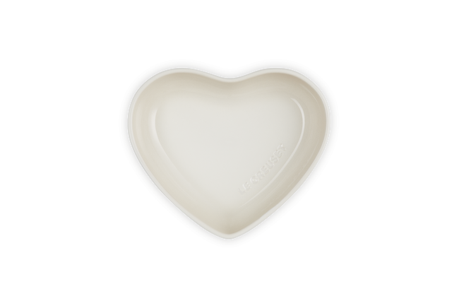Le Creuset Stoneware Heart Bowl 650ml MeringueMeringue image number 4