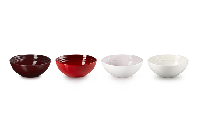 Stoneware Petits Fours Set of 4 Cereal Bowls image number 4