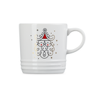 Le Creuset Stoneware Noel London Mug Santa 350ml White image number 3