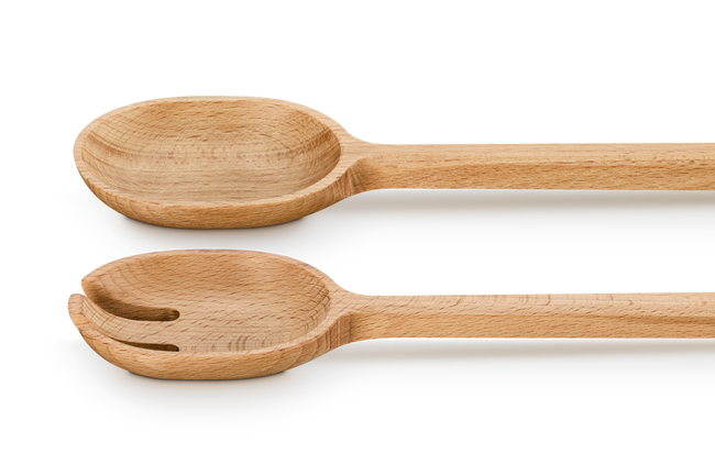 Le Creuset Signature Beech Wood Serving Set of 2 image number 3