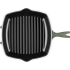 Le Creuset Cast Iron Signature Square Skillet Grill 26cm ThymeThyme image number 3