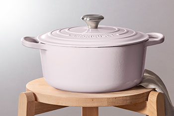 soft pink dutch oven
