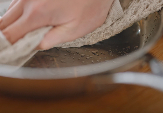 stainless steel sauce pan