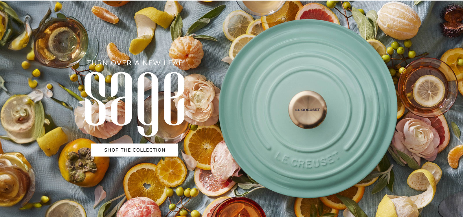 Turn Over a New Leaf - Sage - Shop the Collection - links to Sage-colored products
