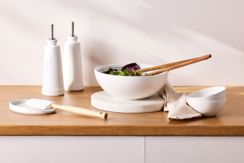 serving platter with food