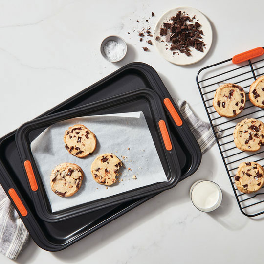 cookies on cookie sheets