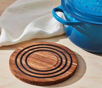 links to magnetic wooden trivet