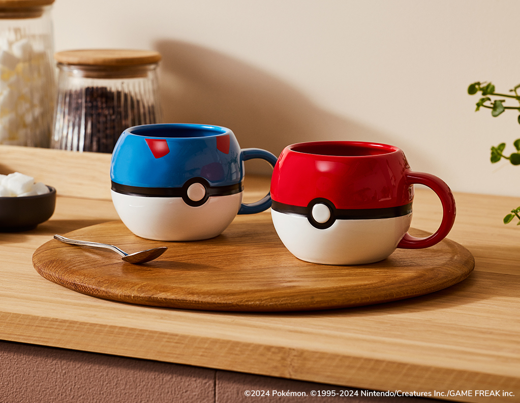 Pokémon Pokéball Mugs