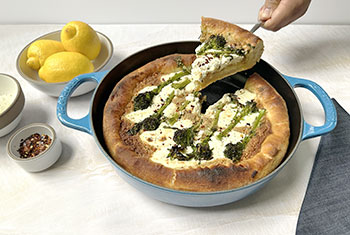 pizza in an everyday pan