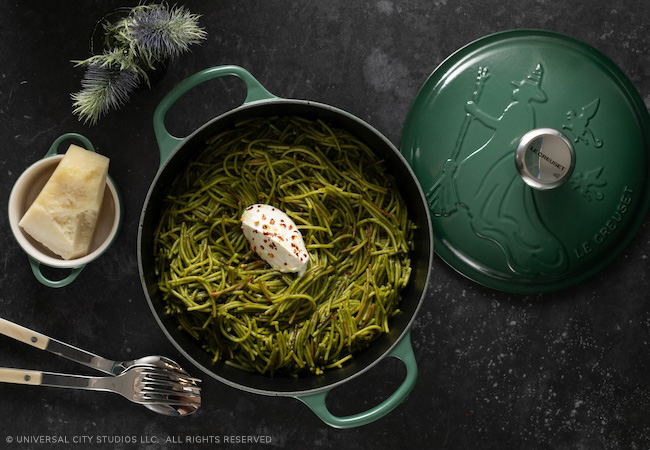 Toasted Pistachio Broom Bristle Noodles  
