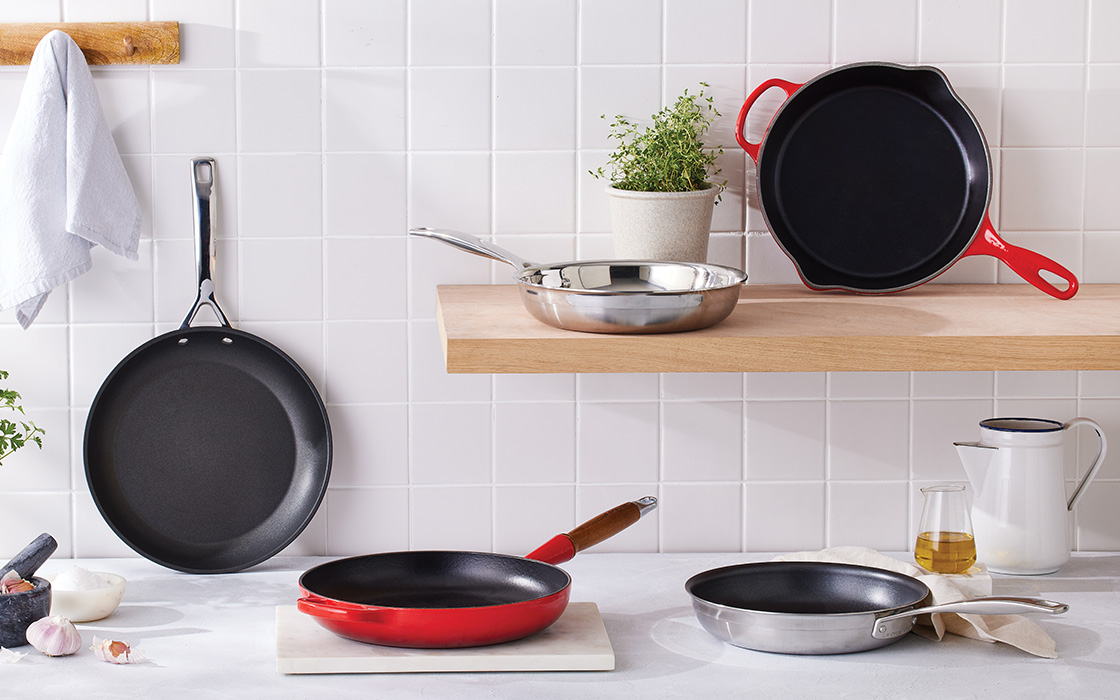 skillets in different materials