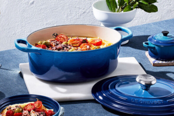 prawn in wide casserole