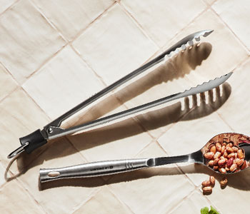 links to stainless steel revolution locking tongs