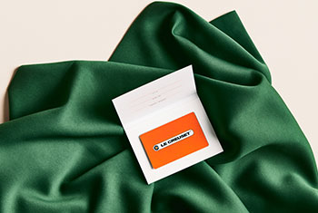 le creuset branded gift card