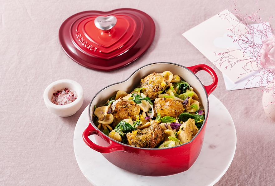 Chicken Oreocchiette Alfredo