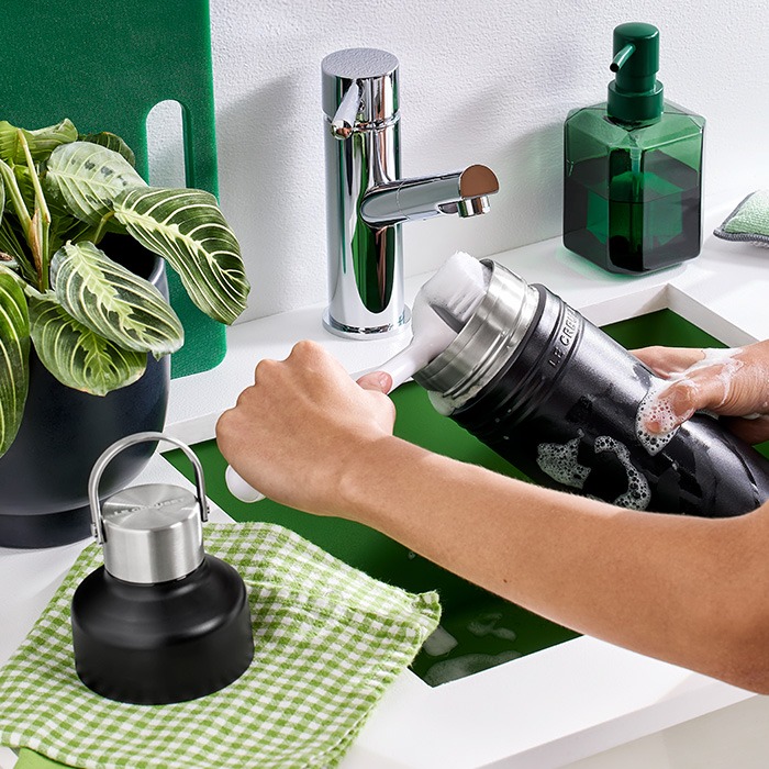 Insulated Water Bottle with two openings