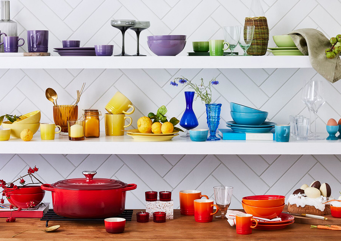 colourful cookware