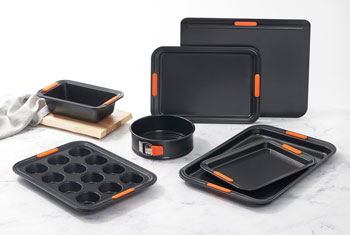 Collection of nonstick bakeware items