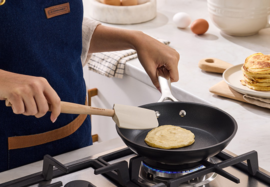 pad thai in a nonstick skillet