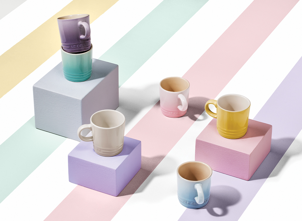 Le Creuset Sorbet Collection 100ml London Espresso Mugs