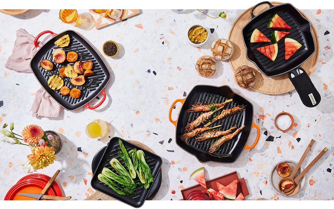 Top shot grilling