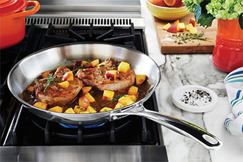 stainless steel fry pan