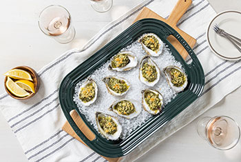 elegant oyster dish