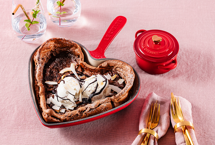Chocolate Dutch Baby Pancake
