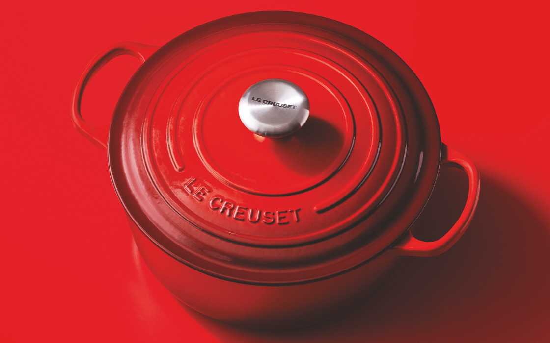 Le Creuset Cast Iron Casserole in Cerise