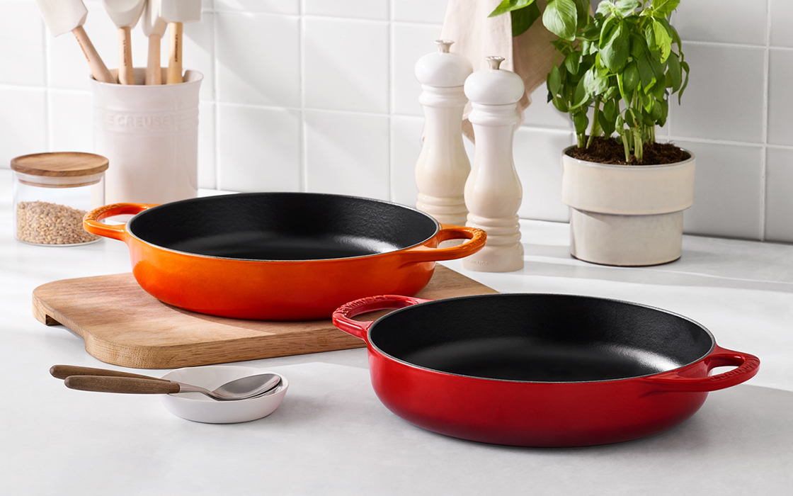 cerise red everyday pan