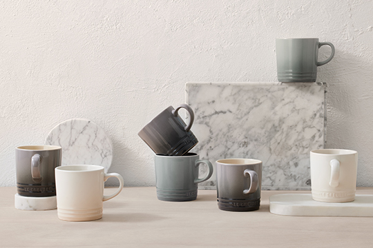 assorted cookware on shelves