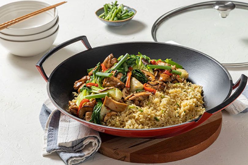 Spicy Chicken with Bok Choy Stir-fry