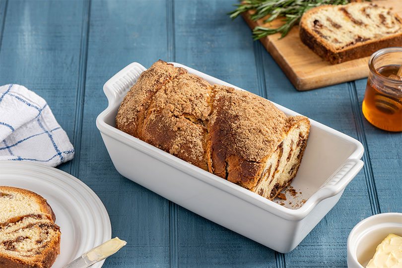 Braided Rosemary Raisin Bread