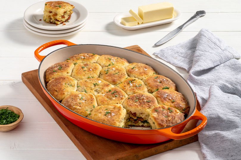 Bacon, Gruyere and Shallot Biscuits