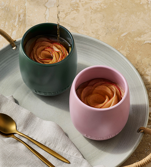 Rose Tea with Apple Rose